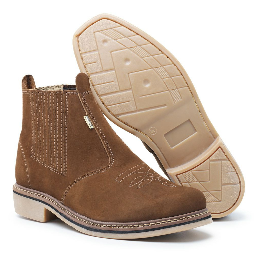 Botina Texana Feminina Couro: Onde Comprar | BuscaProdutos