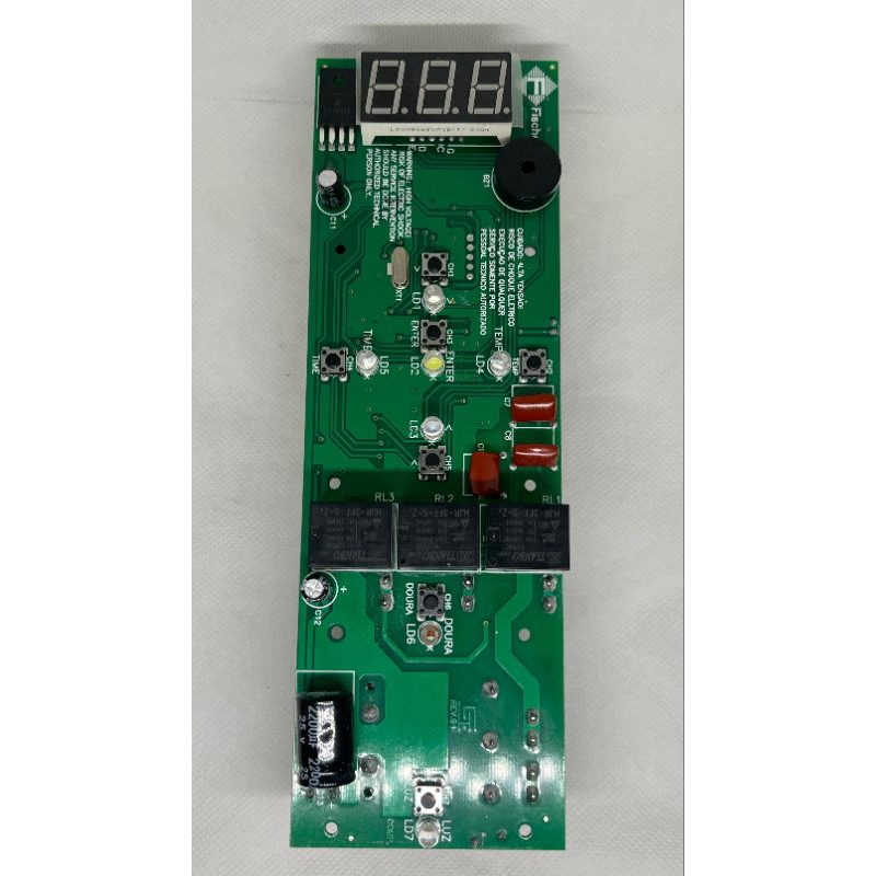 Placa Para Forno 220V Fischer Gratinatto Embutir Original