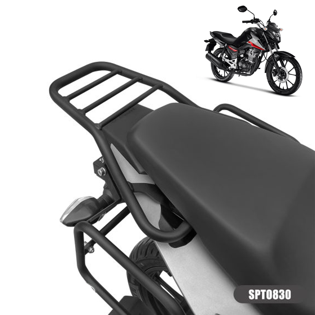 Suporte Bagageiro Baú Traseiro Scam Honda Cg Fan Start Titan 160 - 2025 em Diante ( NÃO SERVE NA CG CARGO )