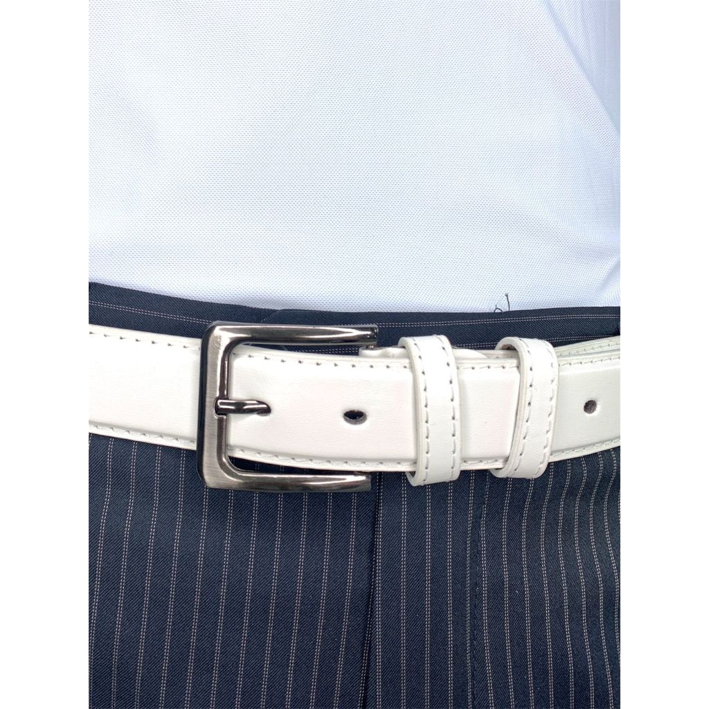 Cinto Social Couro Branco Fivela Para Profissionais Da Saúde em Oferta na Shopee