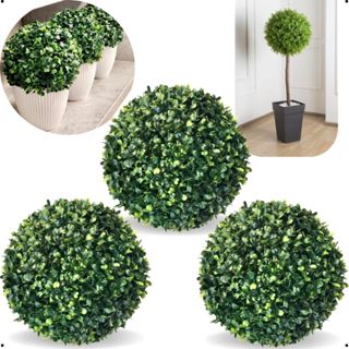 Kit 3 Bola Buchinho Artificial Verde 18cm Decoracao Grama Buxinho Planta Artificiais Topo Festa Mesa em Oferta na Shopee