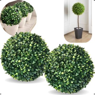 Kit 2 Bola Buchinho Artificial Verde 18cm Decoracao Grama Buxinho Planta Artificiais Topo Festa Mesa em Oferta na Shopee
