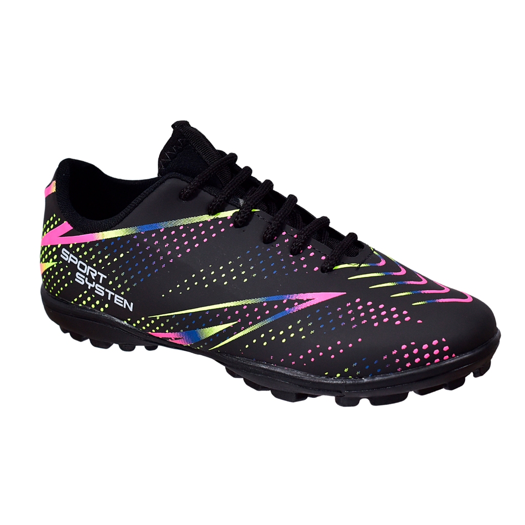 Chuteira Society Adulto , Masculina e Femininia quadra de  Grama Sintética