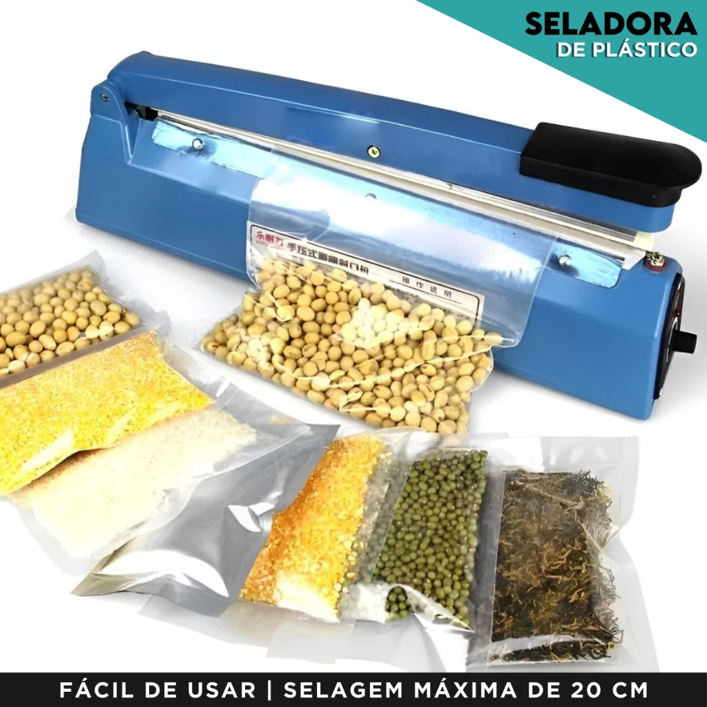 Seladora de Plástico - Profissional 20 Cm Bivolt - CH em Oferta na Shopee