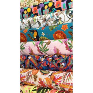 Viscose Estampa Digital Farm 100% viscose (0,50) E (1metro) em Oferta na Shopee