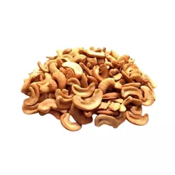 1kg Castanha De Caju Torrada Com Sal Metade Banda Natural