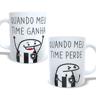Caneca personalizada Botafogo Flork - quando meu time ganha quando meu time perde em Oferta na Shopee