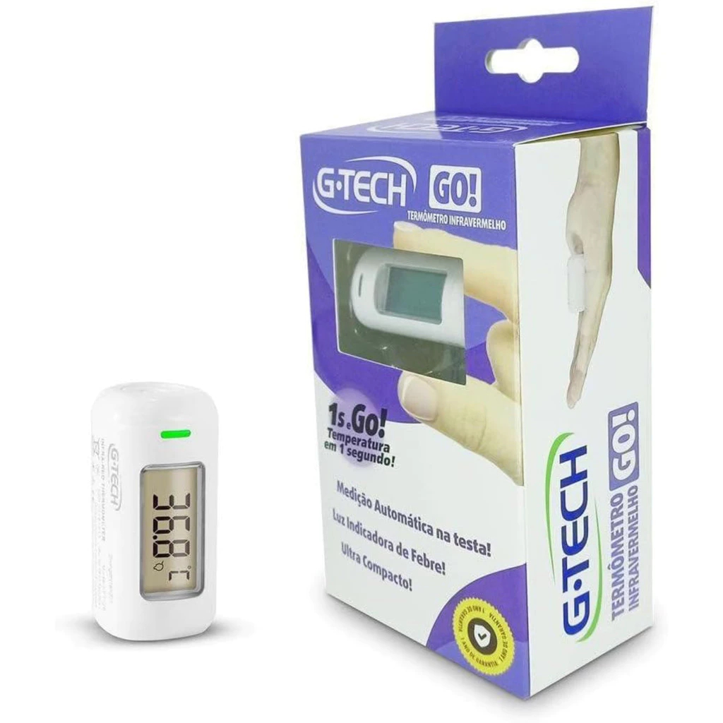 Termômetro Digital de Testa G-Tech Go Infravermelho Temperatura Corporal
