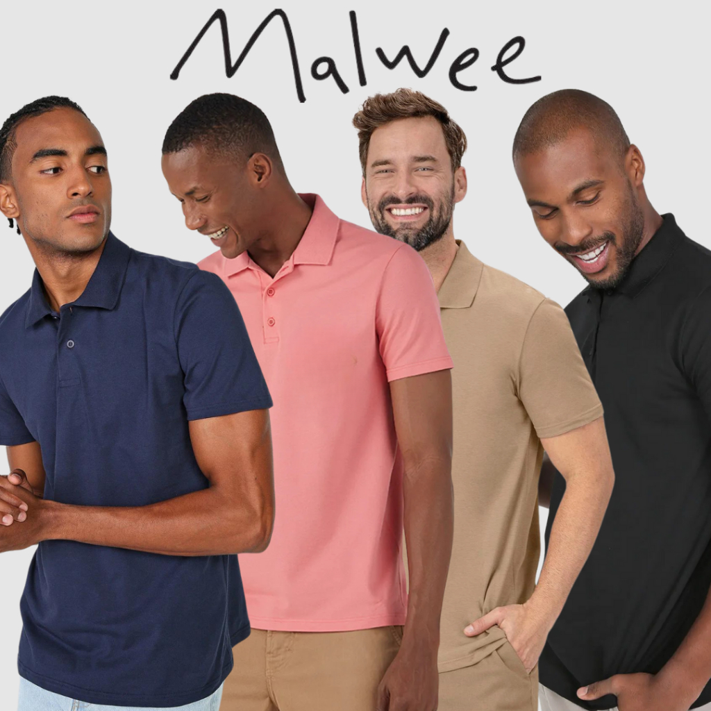 camiseta gola polo masculina malwee 100% Algodão Malwee Algodão Premium Antitranspirante em Oferta na Shopee
