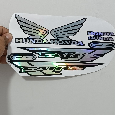 kit adesivo para moto fan125 holográfico em Oferta na Shopee