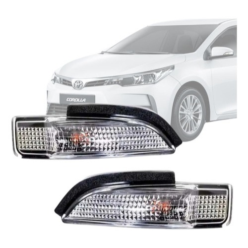 Lanterna Pisca Seta Retrovisor Corolla 2014 2015 2016 2017 2018 2019