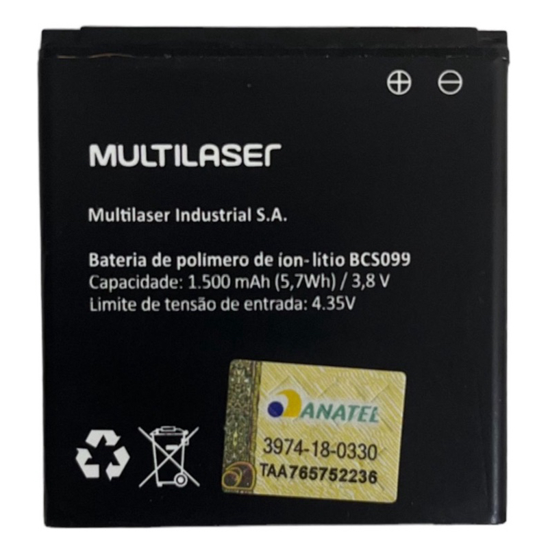 Bateria Multilaser Bcs099 E Lite P9099