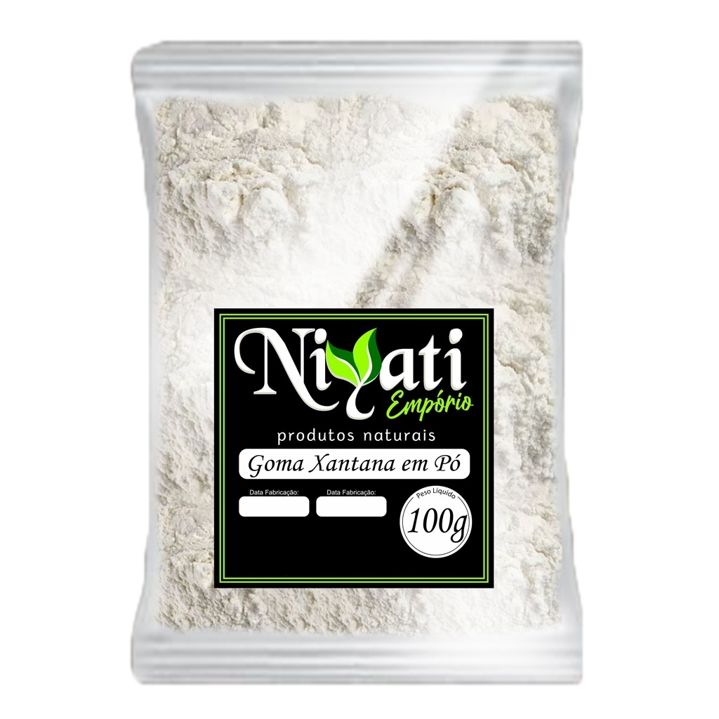 Goma Xantana 200 Mesh espessante alimentícia 100g