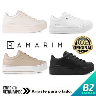 Tênis Ramarim Casual Caixa Alta Feminino Confort Original com Nota Fiscal e Garantia em Oferta na Shopee