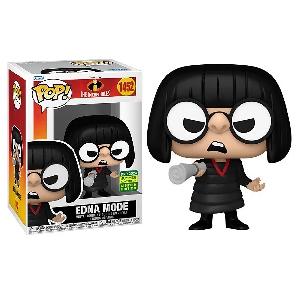 Funko Pop Filme Os Incriveis Edna Mode 1452 NOVO ORIGINAL em Oferta na Shopee