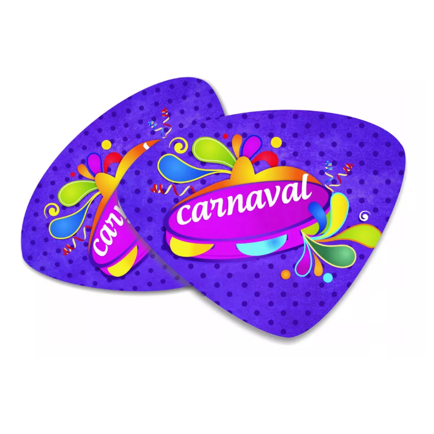 1000 Ventarolas Frente 4x0 Papel Couchê 250g 19,6x27cm Bloco Carnaval Festas e Eventos