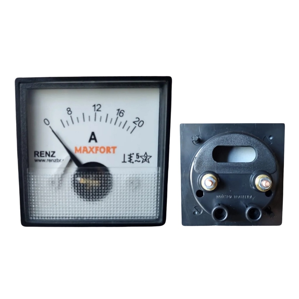 Relógio Amperímetro P/ Carregador De Bateria Qr 56 20a Jts