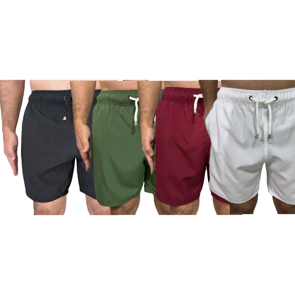 Short Masculino Elastano Treino Corrida Academia Mauricinho Tactel Praia Bermuda em Oferta na Shopee