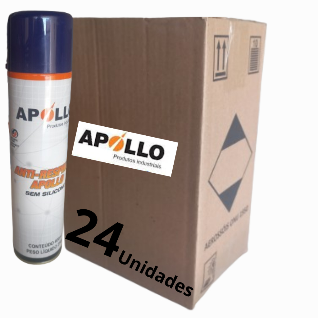 Kit 24 Anti Respingo Solda Sem Silicone 400ml Incolor Apollo 250g
