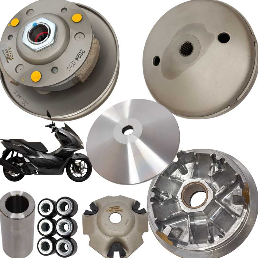 Kit Embreagem Primaria Secundaria Honda Pcx 160 2023 2024 2025 1º Linha