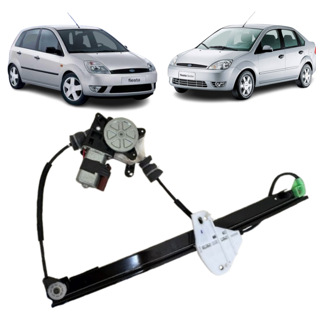 Maquina Vidro Dianteira Fiesta Amazon 2002 a 2012 Eletrica Original Ford