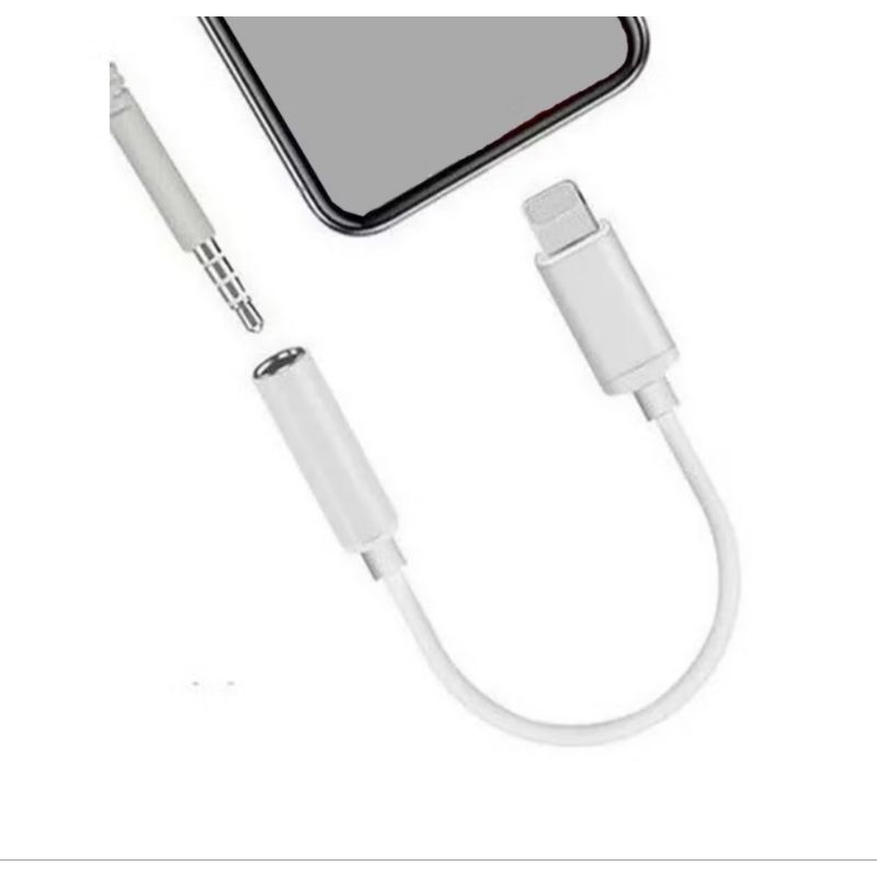 Adaptador Lightning iPhone para Fone P2 Áudio Compatível iOS Alta Qualidade
