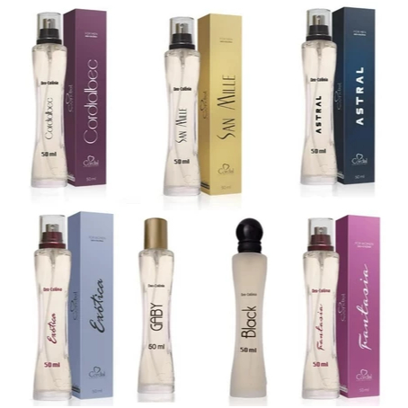 Perfume Deo Colônia Masculino e Feminino 50ml Cordial Cosméticos