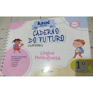 Caderno do Futuro 1 ano  Português (versão atualizada 2022 ) Aluno Capa Personalizada😊 em Oferta na Shopee