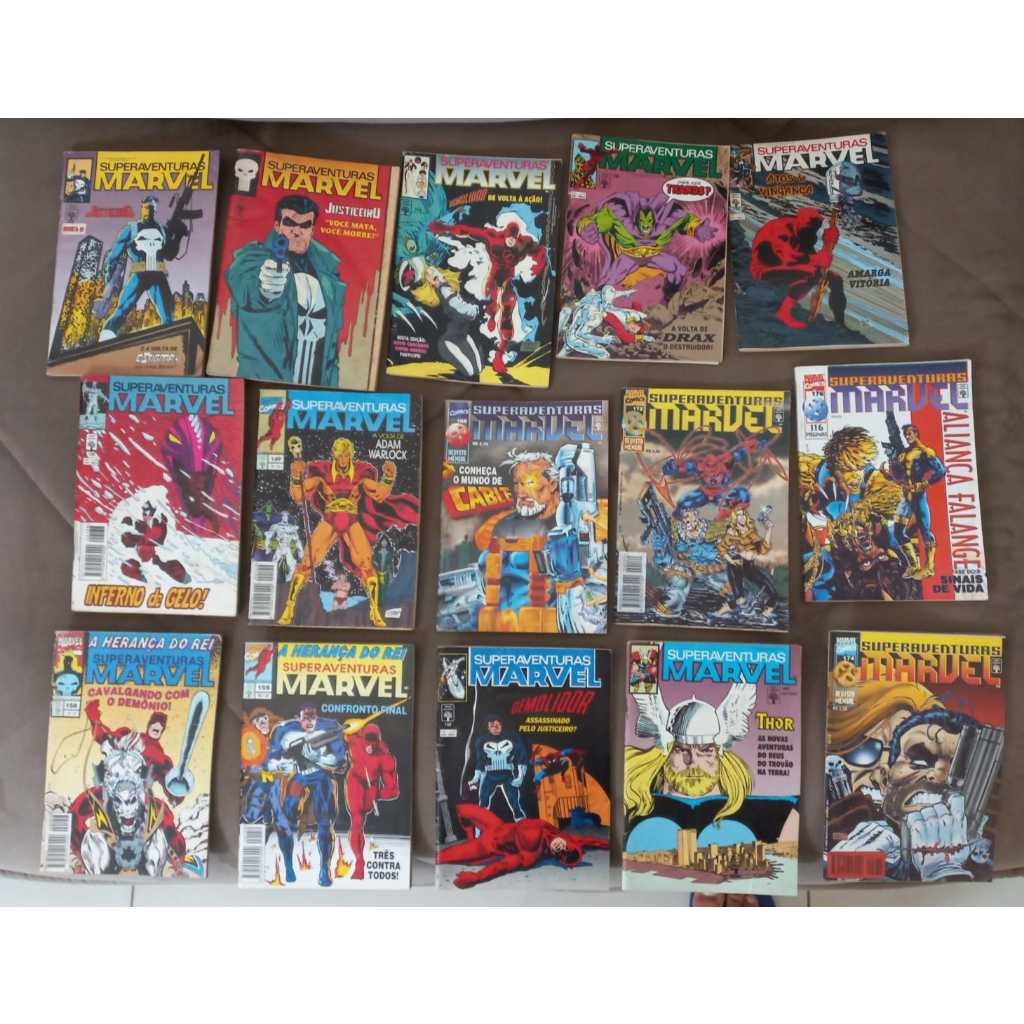 HQ - Formatinho - Superaventuras Marvel- edições n° 23 a 159