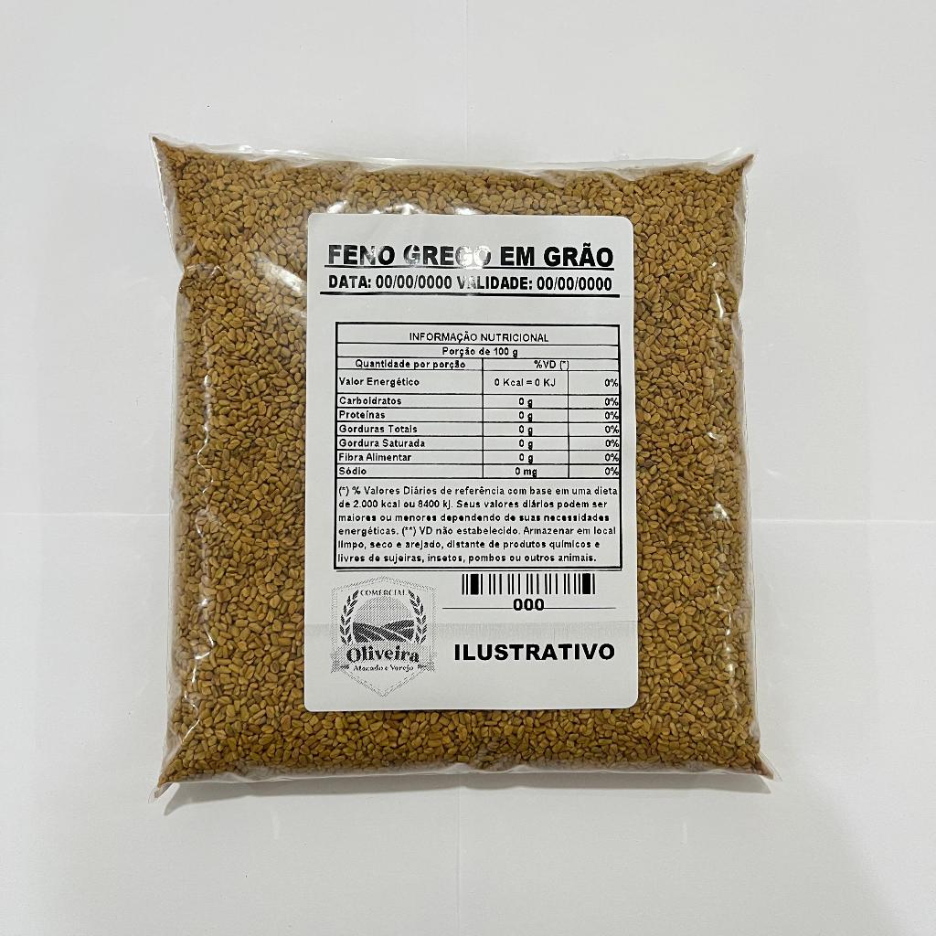 Feno Grego em Grãos Puro 5kg