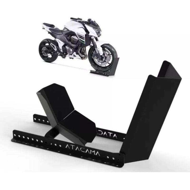 Suporte para Reboque de Moto de Trilha - Moto Esportiva  HONDA CRF YAMAHA  Reboque Carretinha Fazendinha Trava para Roda