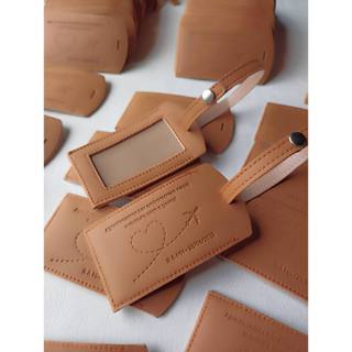 KIT 25- 50 -75 PEÇAS TAG DE MALA PERSONALIZADO COM LOGOMARCA BRINDE CORPORATIVO em Oferta na Shopee