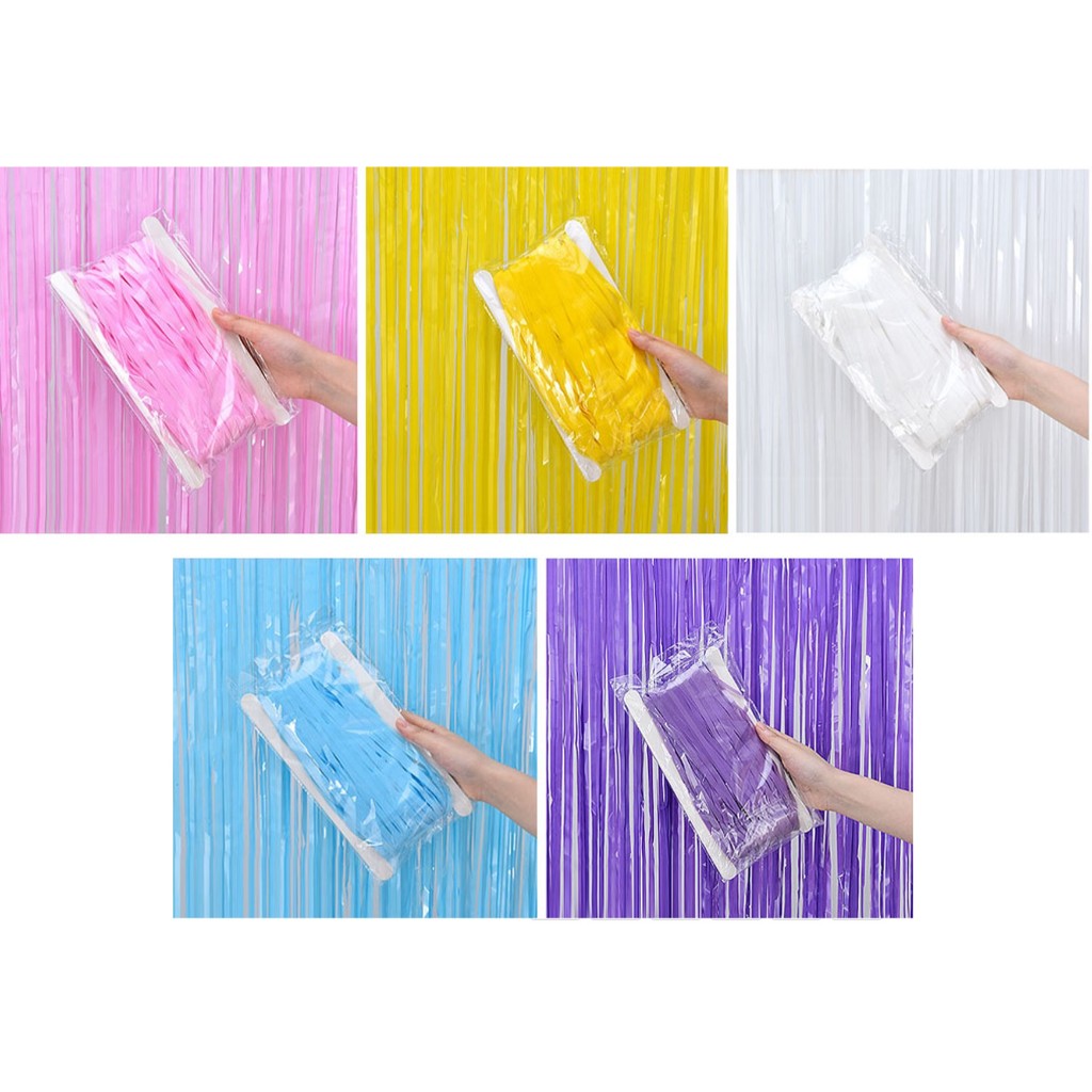 Cortina Fosca Painel De Fitas Franja 1 X 2 Mts Decoração em Oferta na Shopee