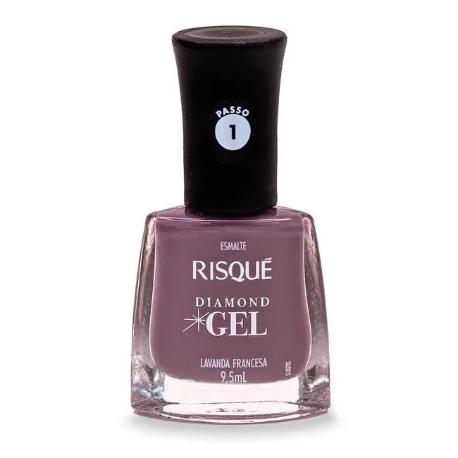 Esmalte Risque Diamond Gel Lavanda Francesa 9,5ml