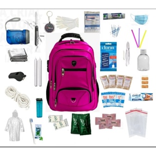 Mochila De Emergência JW Reforçada Com Kit Essencial C/ + 100 Itens ou Somente o kit com + de 100 itens. em Oferta na Shopee