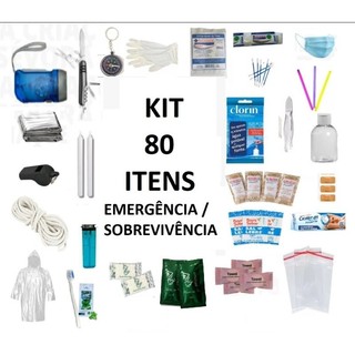 Kit Tático de Emergência Sobrevivência Primeiros Socorros Aventura Trilha APH Militar