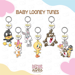 Baby Looney Tunes - Chaveiro Personalizado MDF brilhoso Lembrancinha infantil em Oferta na Shopee