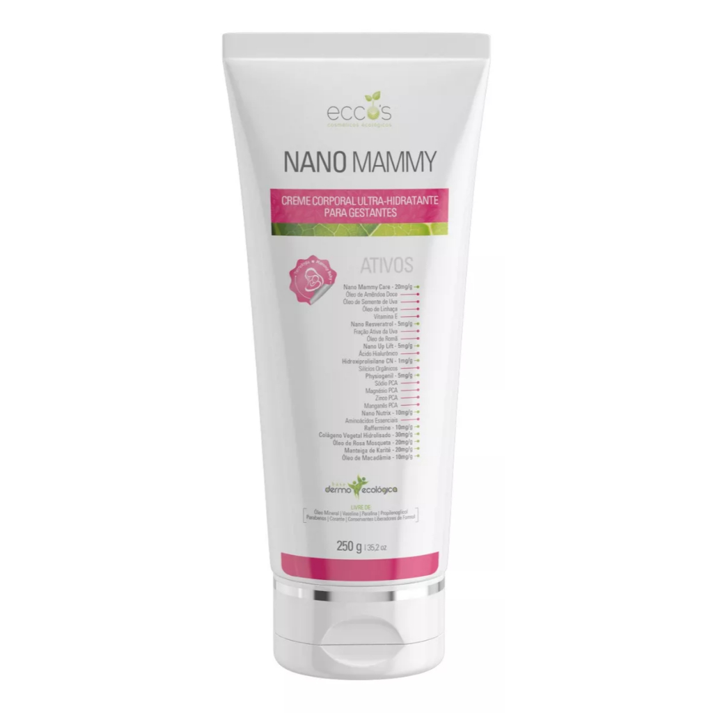 Nano Mammy - Creme Ultra Hidratante P/ Gestantes 250g Eccos