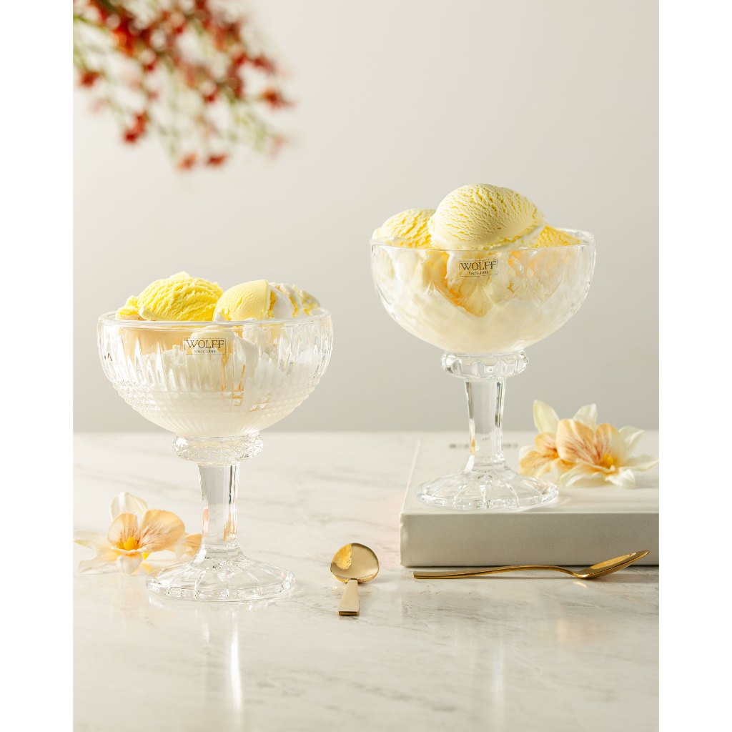 Conjunto com 6 Taças para Sobremesa de Cristal Incolor Angel – Wolff em Oferta na Shopee