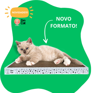 NOVO FORMATO Arranhador De Papelão Caminha Premium Para Gatos em Oferta na Shopee