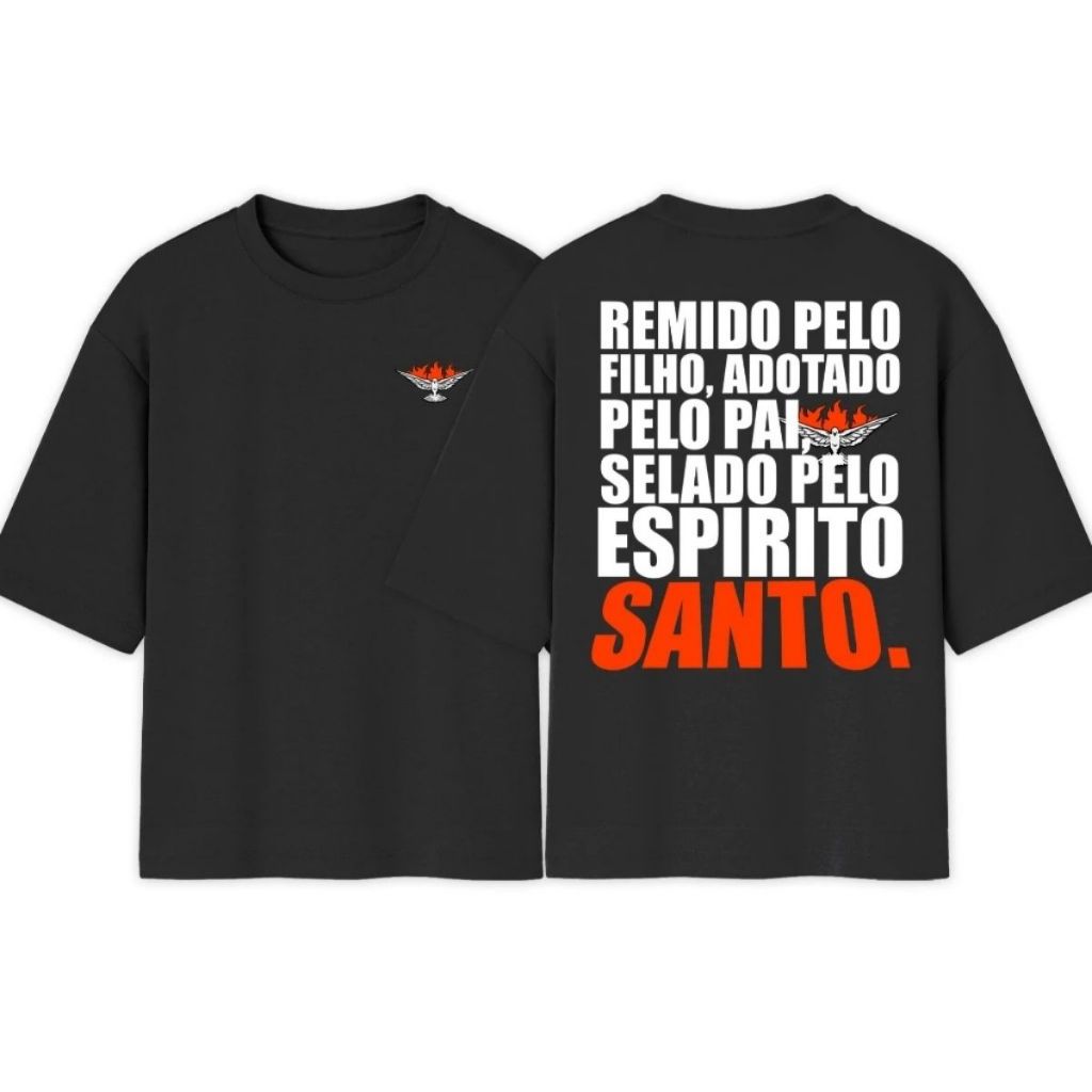 Camiseta Oversized Camiseta Masculina Estampada Espirito Santo Lançamento