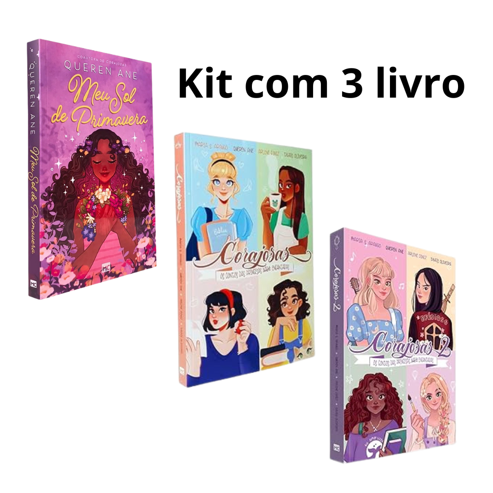 Kit Com 3 Livros Corajosas 1 e 2 + Meu Sol de Primavera em Oferta na Shopee