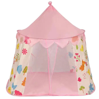 Barraca Menina Rosa Tenda Princesa  Anti-Mosquito - Poliéster Premium - 130cm Inmetro em Oferta na Shopee