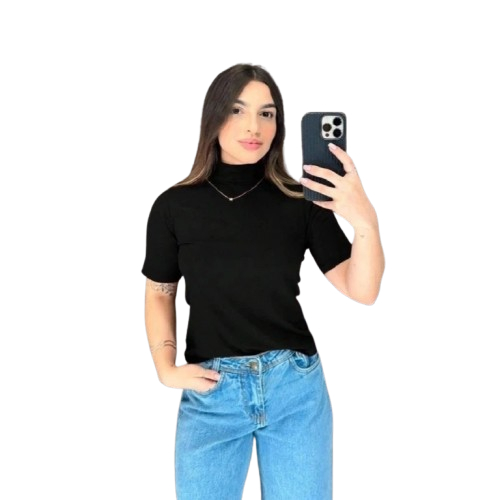 Blusa Feminina Cacharrel Preta - Comprar com Melhor Preço em Blusas
