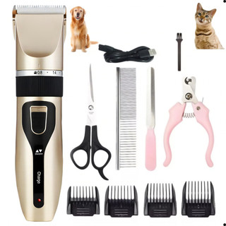 Kit Máquina de Tosar Pet com Tesoura Cortador de Unha Lixa Tosa Profissional em Oferta na Shopee