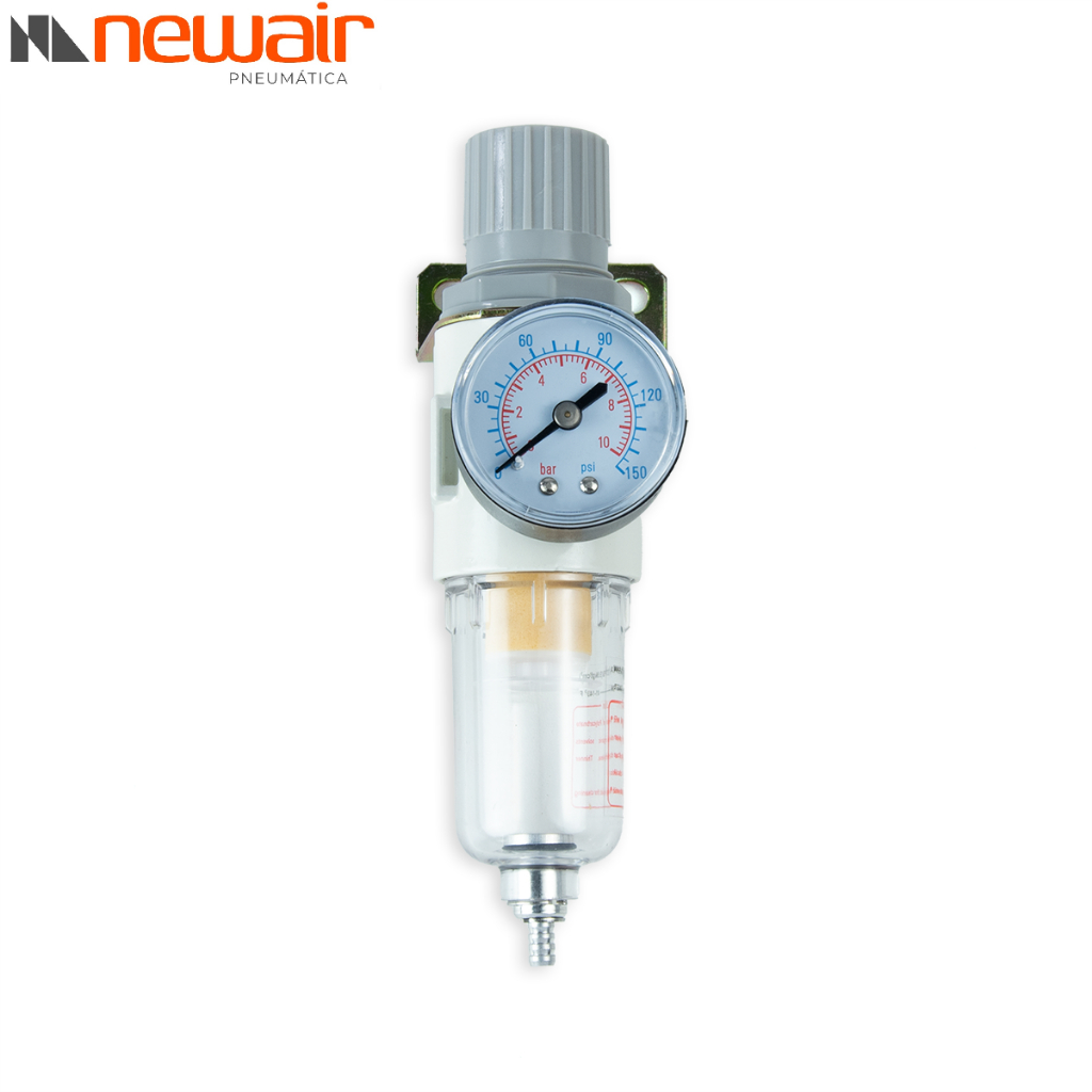 Filtro Regulador Ar Compressor 1/4 Completo em Oferta na Shopee