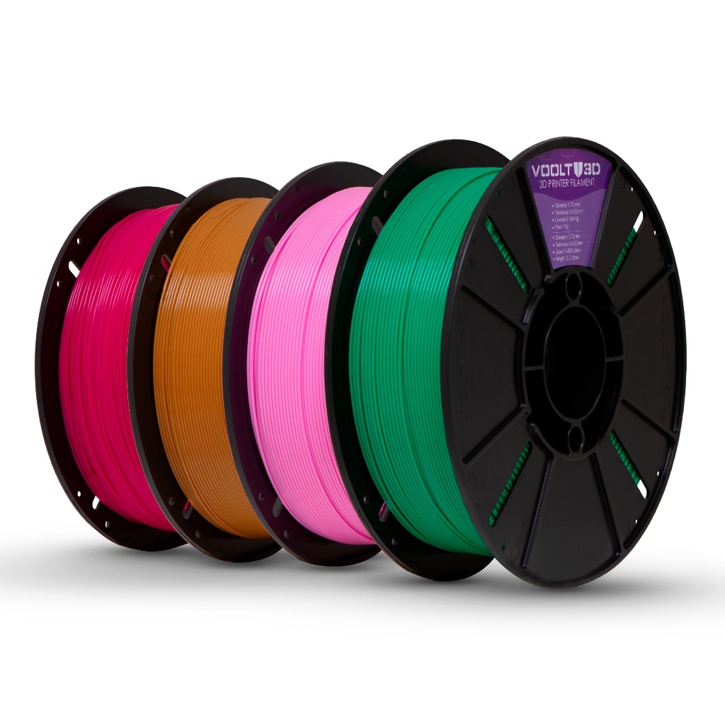 Filamento PLA Sólido Premium Para Impressora 3D 1kg 1,75mm - Diversas Cores - Voolt3D em Oferta na Shopee