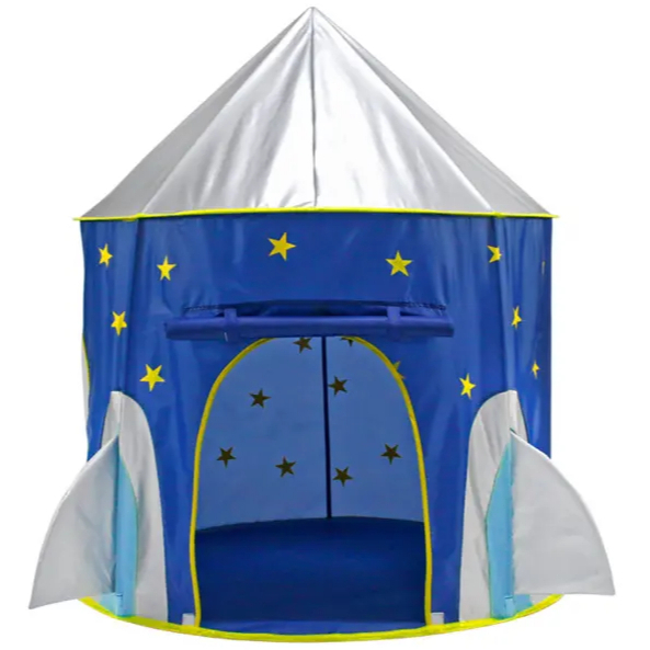 Barraca Infantil Foguete C/ Asas Estampa estrelas - Tenda de poliéster de ultima