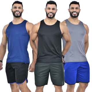 Kit 5 Camisetas Regatas Dry Masculina Long Premium Fitness para Treino Academia e Dia a Dia em Oferta na Shopee
