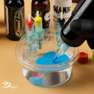 Suporte Descartável Porta Cartucho de Tatuagem e Água 20 Unidades Com 5 Bases DragoArt em Oferta na Shopee